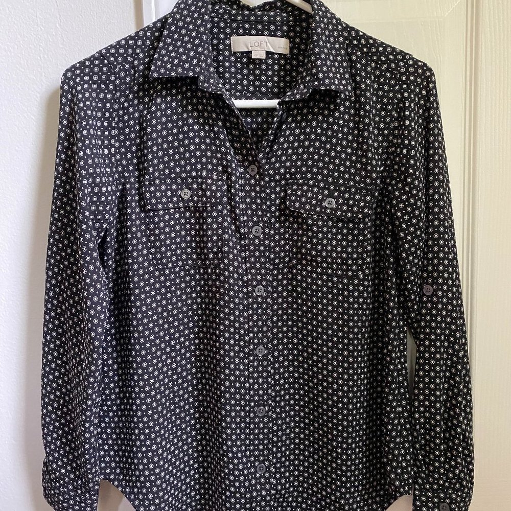 LOFT Women's Patterned Blouse
